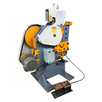 Low price Semi-automatic electric ironworker shearing and punching machine