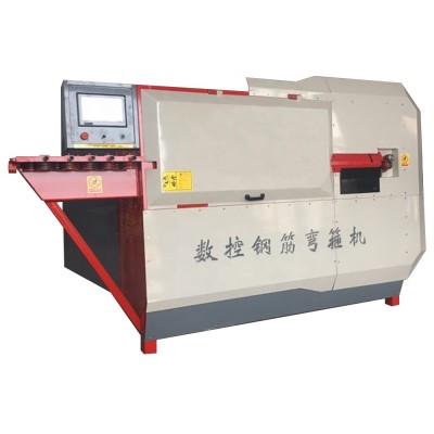 Touch panel CNC rebar hoop bending machine factory steel wire bending machine manufacturer